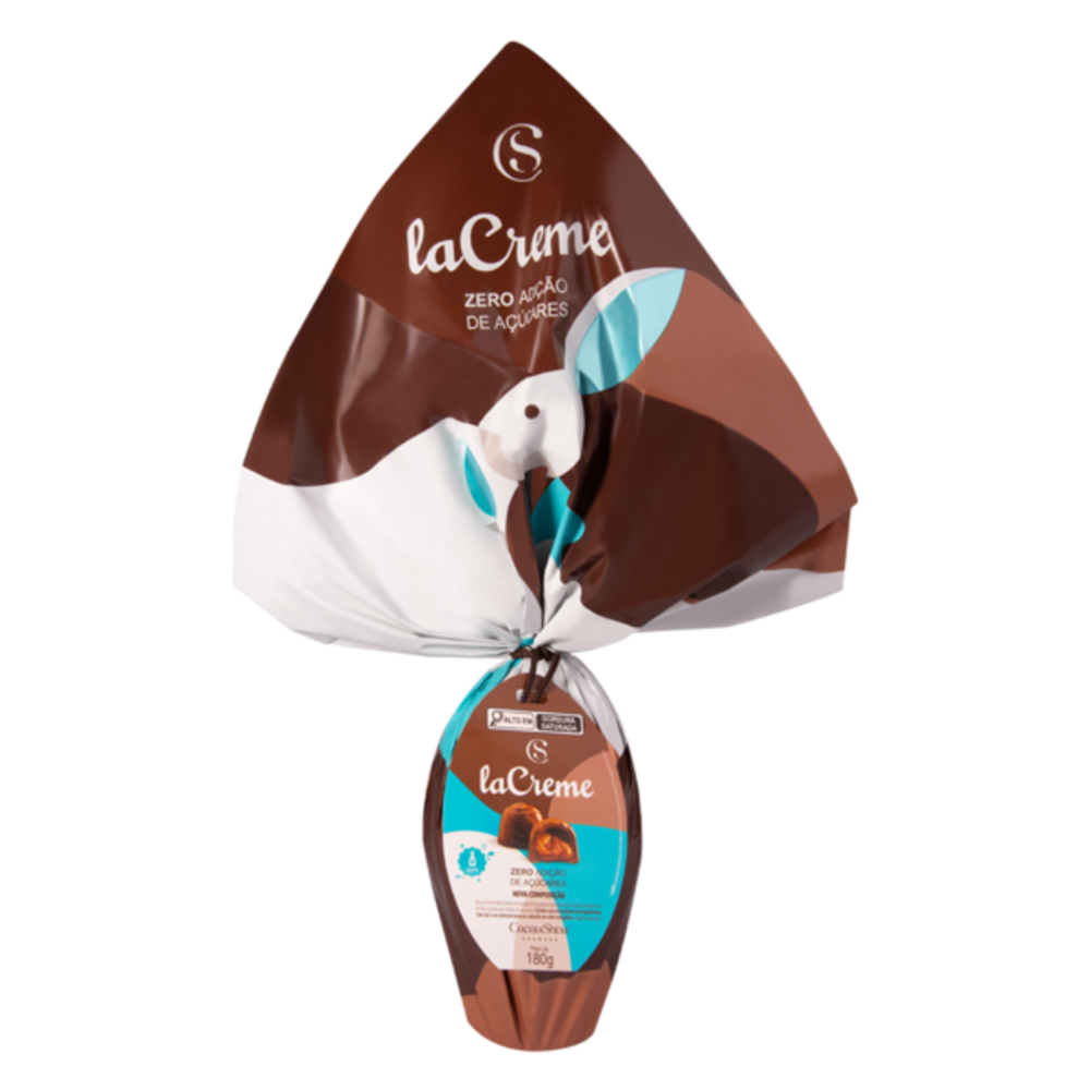 Lacreme Easter Egg Zero Added Sugar 180g
